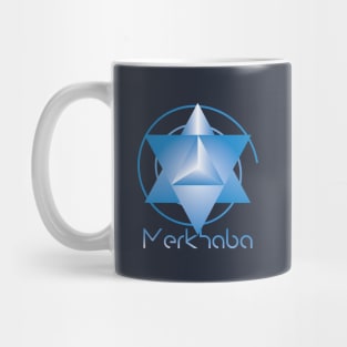 Blue Merkhaba Symbol Mug